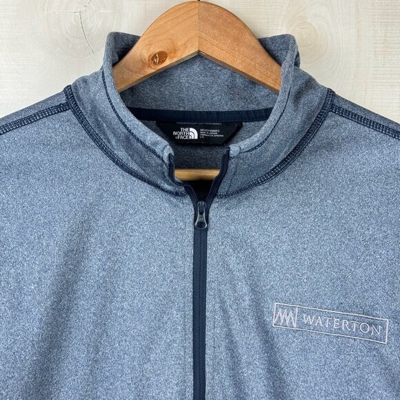 The North Face Mens Gray 1/4 Zip Performance Pullover Jacket Sz L Hiking Camping - Picture 3 of 12